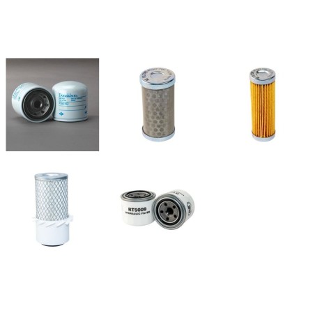 HANIX H 08 B Filter Service Kit w/Kubota D722BH Eng.