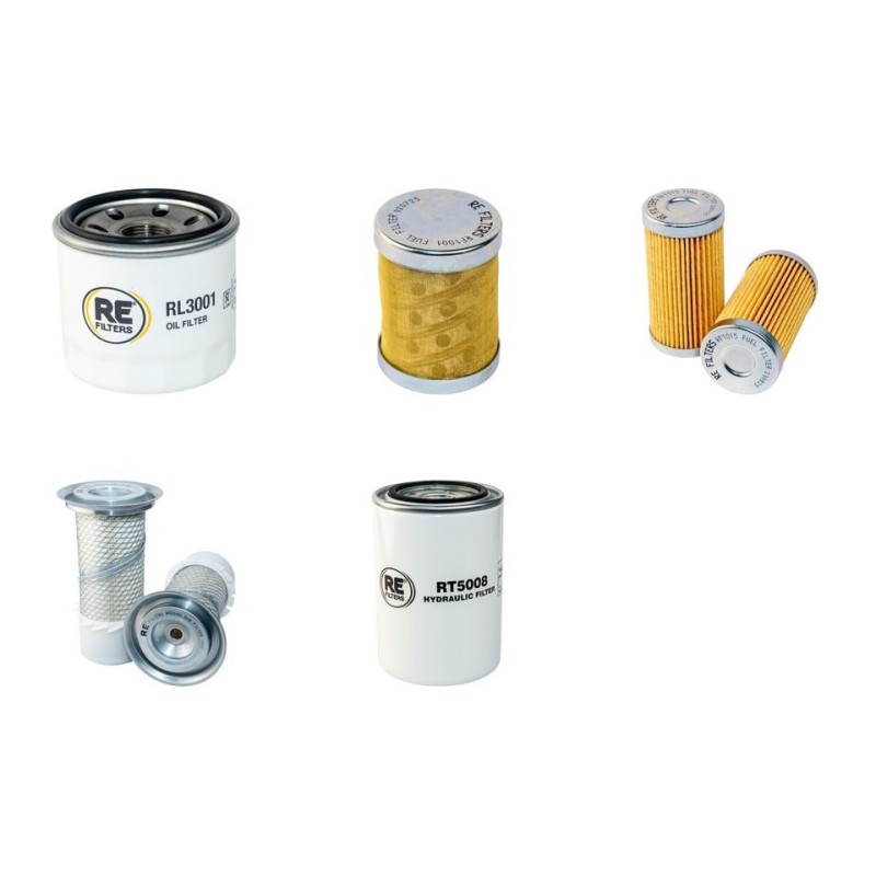 HANIX H 22 A/B Filter Service Kit w/Mitsubishi S3L2E Eng. SN  -H2200200