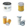 HANIX H 22 A/B Filter Service Kit Air Oil Fuel Filters w/Mitsubishi S3L2E Eng. SN  -H2200200