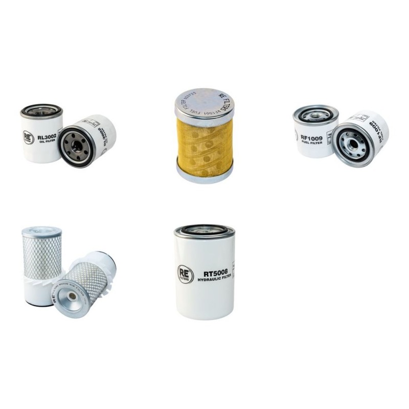Hanix H26C Filter Service Kit Mitsubishi S3L2 Engine