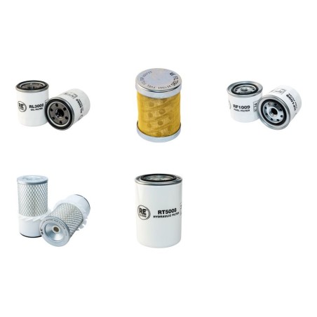 Hanix H26C Filter Service Kit Mitsubishi S3L2 Engine