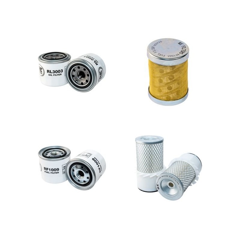 HANIX H 26/B Filter Service Kit Air Oil Fuel Filters w/ISUZU 3LD1 Eng.