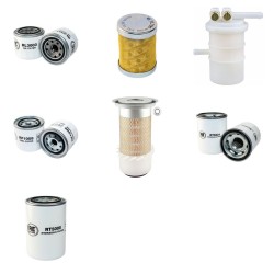 HANIX H50B Filter Service Kit w/Isuzu 4LE1 Eng. Serial No