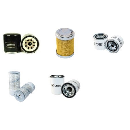 HANIX H 75 B/C Filter Service Kit w/ISUZU 4JB1 Eng. SN  -H7500300