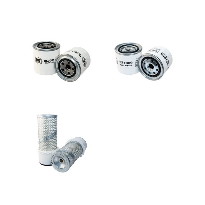 HANIX N 350 Filter Service Kit Air Oil Fuel Filters w/ISUZU 3KR1 Eng.