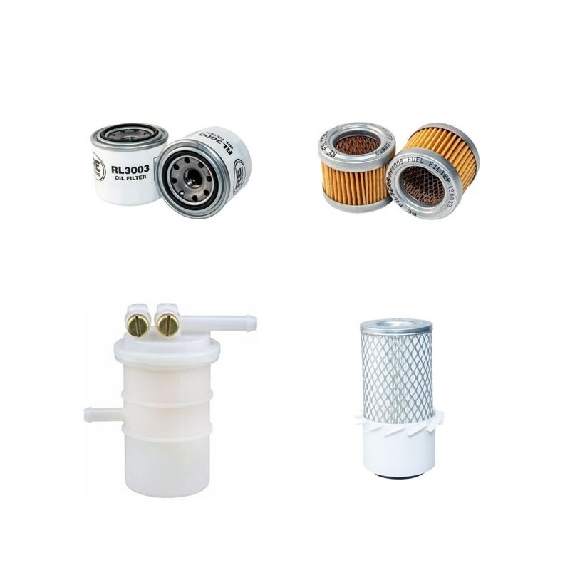 HANIX SB 15 Filter Service Kit Air Oil Fuel Filters w/Mitsubishi  Eng.
