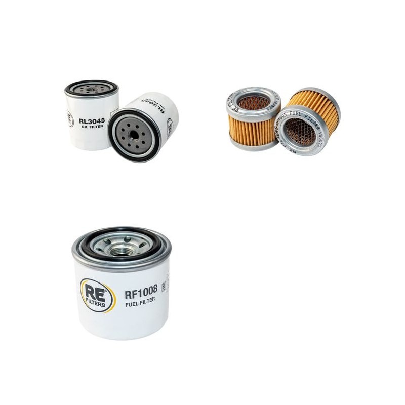 HANIX SB 800 Filter Service Kit Air Oil Fuel Filters w/ISUZU  Eng.