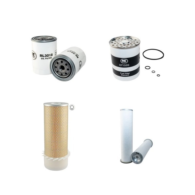 HANOMAG 22 D Filter Service Kit Air Oil Fuel Filters w/Perkins  Eng.