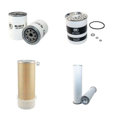 HANOMAG 22 D Filter Service Kit Air Oil Fuel Filters w/Perkins  Eng.