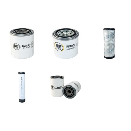 HAULOTTE COMPACT 12 DX Filter Service Kit w/Kubota D1105 Eng. 2013