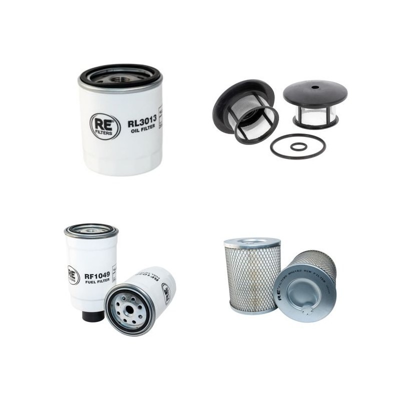 HAULOTTE H 14 TX Filter Service Kit Air Oil Fuel Filters w/Deutz F2L1011F Eng.