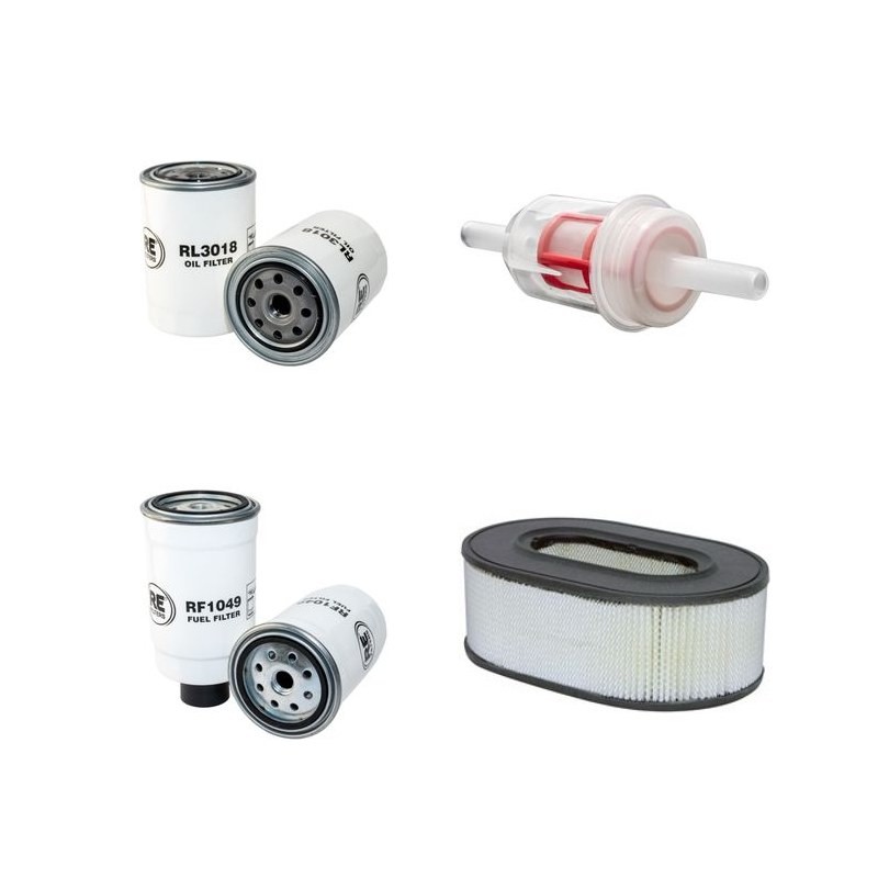 HAULOTTE H 15 SX Filter Service Kit Air Oil Fuel Filters w/HATZ 2L41C Eng.
