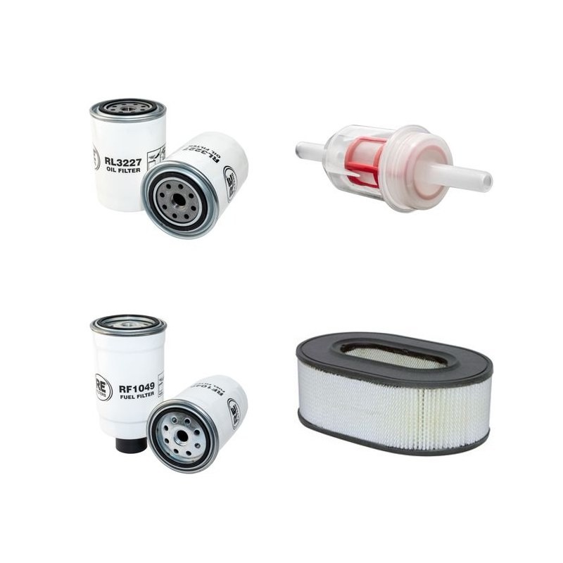 HAULOTTE H 18 SX Filter Service Kit Air Oil Fuel Filters w/HATZ 2L41C Eng.