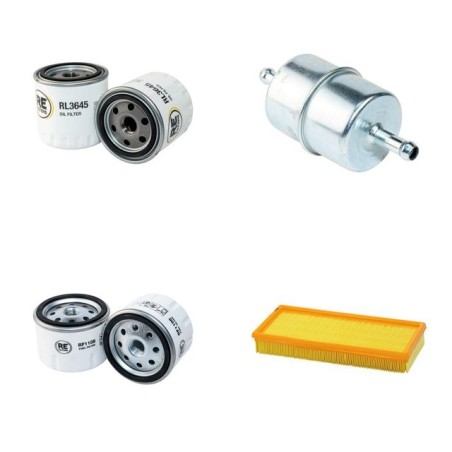 HAULOTTE HA 12 DX/DE Filter Service Kit Air Oil Fuel Filters w/Lombardini LDW 1404 Eng.