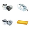 HAULOTTE HA 12 DX/DE Filter Service Kit Air Oil Fuel Filters w/Lombardini LDW 1404 Eng.