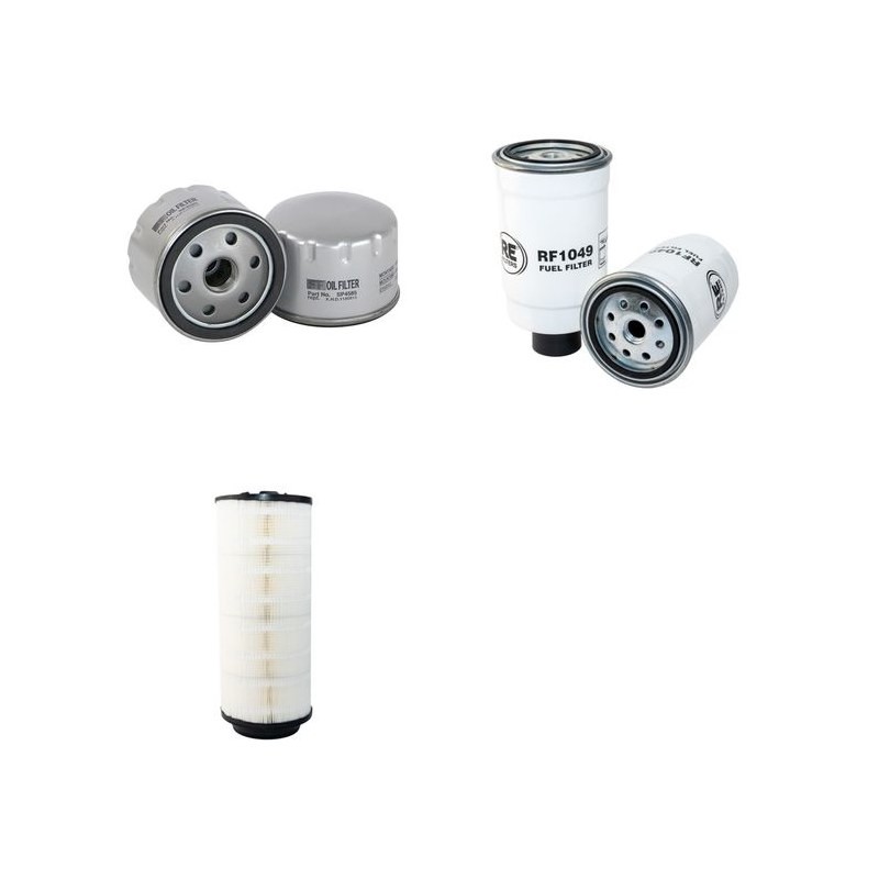 HAULOTTE HA 16 TPX Filter Service Kit Air Oil Fuel Filters w/Deutz F3L1011F Eng.
