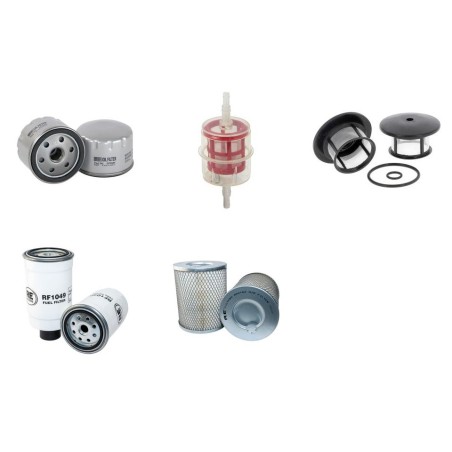 HAULOTTE HA 18 PX Filter Service Kit Air Oil Fuel Filters w/Deutz F3L1/2011F Eng. SN  0546406-