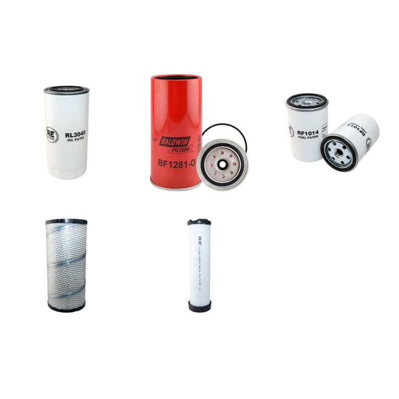 HAULOTTE HTL 4017 Filter Service Kit Air Oil Fuel Filters w/Deutz BF4M2012 Eng.   YR  2008-