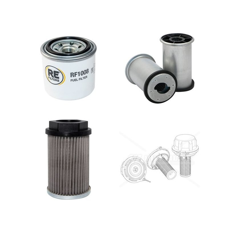 HAYTER BEAVER TM 508 Filter Service Kit w/Kubota  Eng.