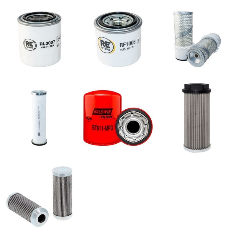 HAYTER LT 322 Filter Service Kit w/Kubota  Eng. SN  922C001001-
