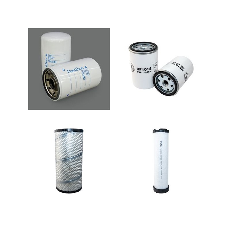 HELI CPCD 100 Filter Service Kit Air Oil Fuel Filters w/ISUZU A6BG1QC2 Eng.
