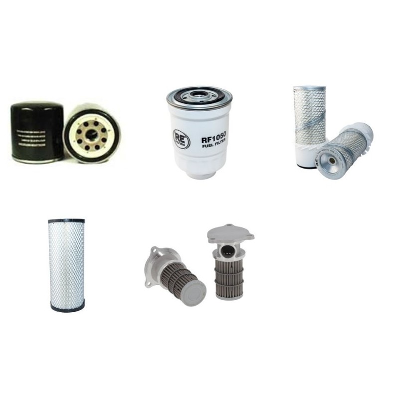 HELI CPCD 15 N Filter Service Kit w/ISUZU C240PKJ-20 Eng.   YR  2007-