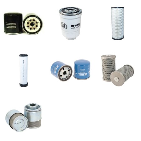 HELI CPCD 20 Filter Service Kit w/ISUZU C240-PKJ Eng.   YR  2009
