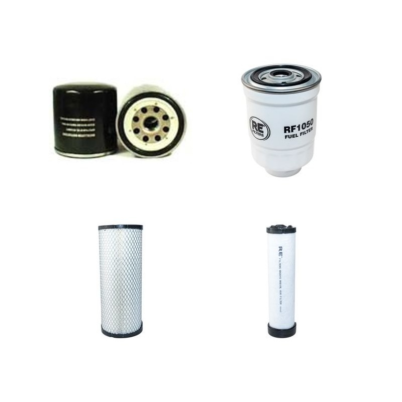 HELI CPCD 20 Filter Service Kit Air Oil Fuel Filters w/ISUZU C240-PKJ Eng.   YR  2009