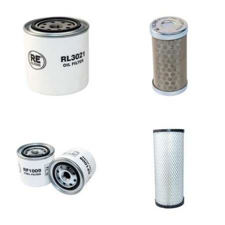 HELI CPCD 25 GREEN Filter Service Kit Air Oil Fuel Filters w/Kubota V2403 Eng.