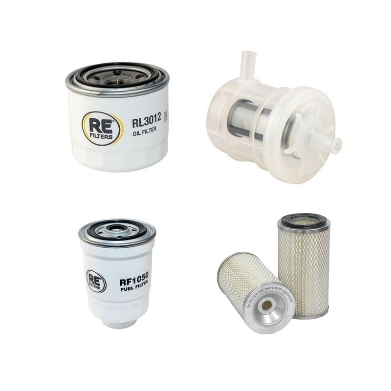 HELI CPCD 25 N-RW 33 B Filter Service Kit w/Yanmar 4TNE98-BQFLC Eng.   YR  2012