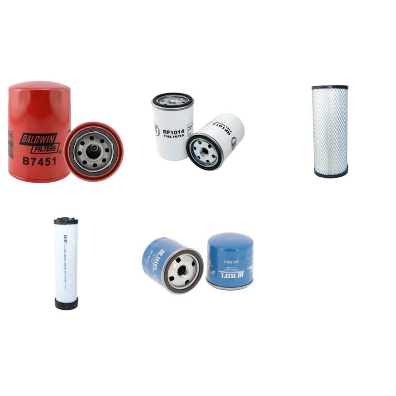 HELI CPCD 25 N-XW 27 Filter Service Kit w/Zhejiangxinchai A498Bt1 Eng. 2011-