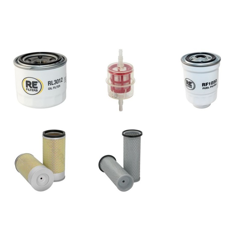 HELI CPCD 30 Filter Service Kit Air Oil Fuel Filters w/Yanmar 4TNE98 Eng.