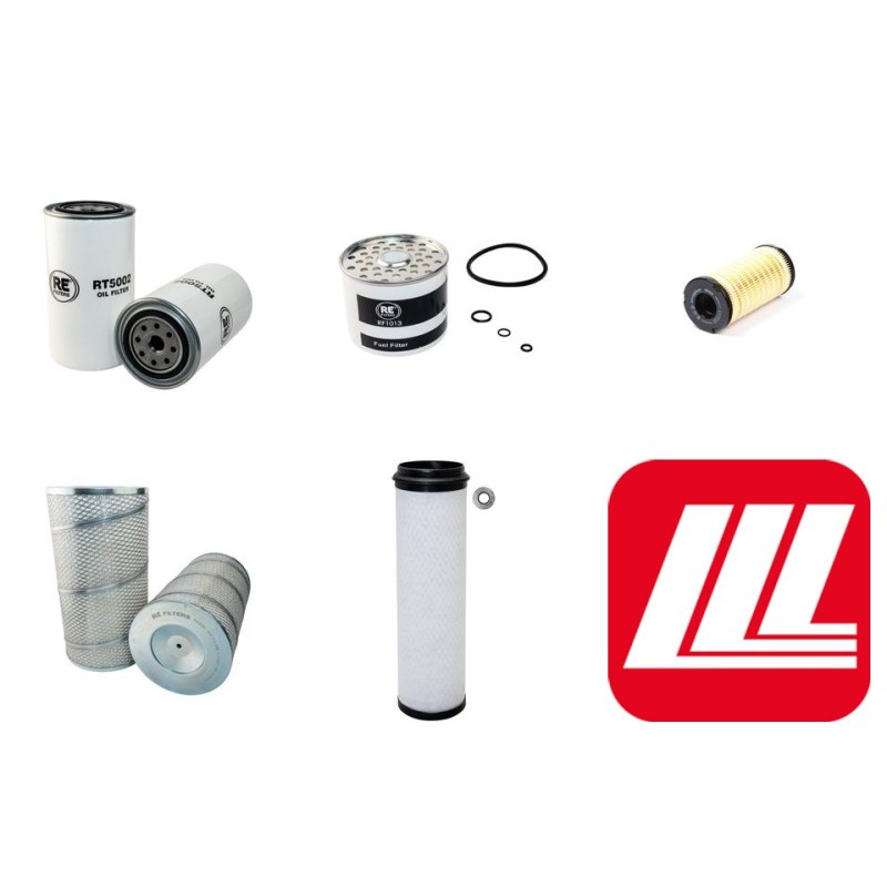 HEMAS FARMER 220 CS Filter Service Kit w/Perkins 1104C-44TA Eng.   YR  2006-