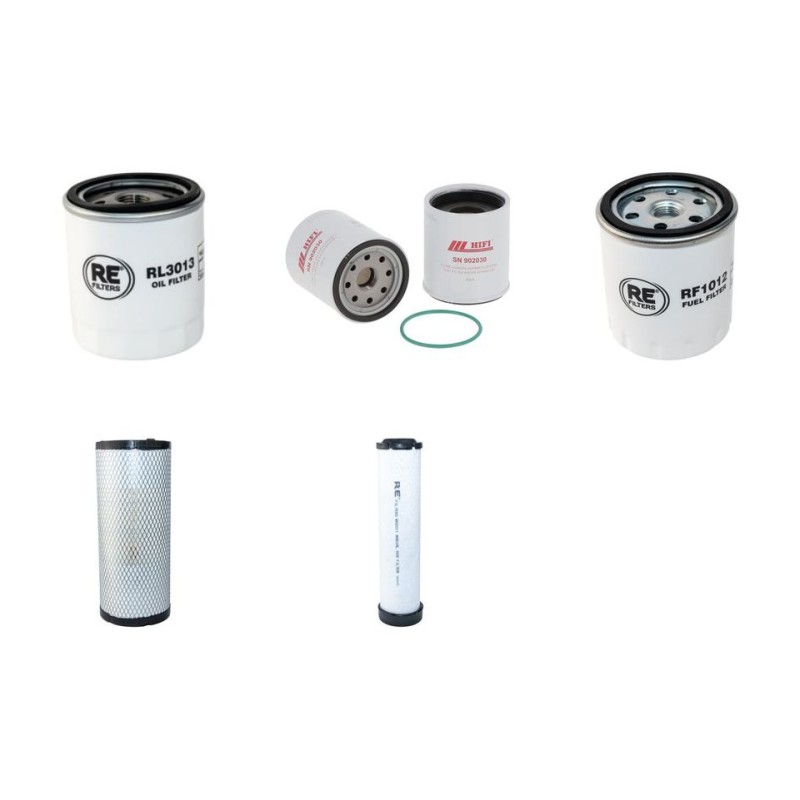 ATLAS AR 65 S Filter Service Kit Air Oil Fuel Filters w/Deutz TD2011 Eng.   YR  2010-