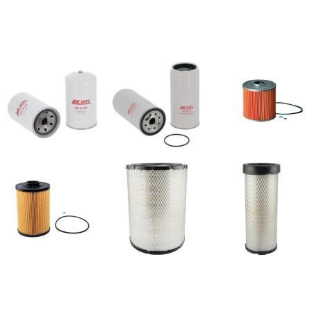 HIDROMEK HMK 140-W3 Filter Service Kit w/Mitsubishi 4M50 Eng.   YR  2012-