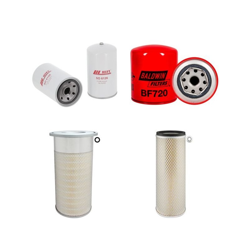 HIDROMEK HMK MG 330 Filter Service Kit Air Oil Fuel Filters w/Mitsubishi  Eng.   YR  2015-