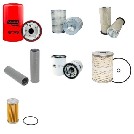 HITACHI CX 900 GLS Filter Service Kit w/MITSIBISHI 6D24-TC Eng. SN  25DP000123-