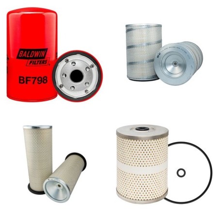 HITACHI CX 900 HD Filter Service Kit w/MITSIBISHI 6D24-T Eng. SN  HCME 000101-