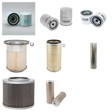 Filter Kit For Hitachi EX 150 Filter Service Kit with Isuzu 4Bd1T Engine