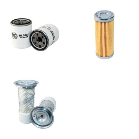 Filter Kit For Hitachi EX 25 Filter Service Kit Air Oil Fuel Filters with Isuzu 3KR12 Engine Serial No 00175-