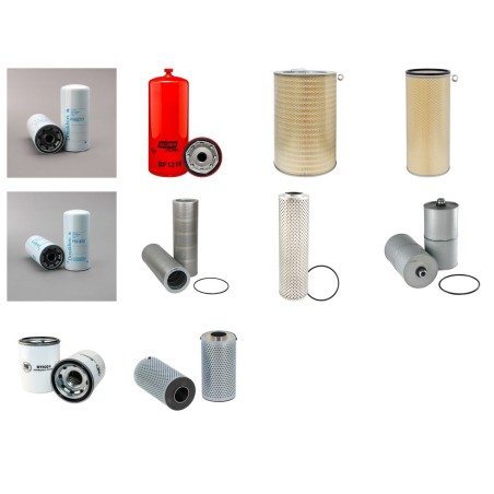 HITACHI EX 3500 Filter Service Kit w/Cummins KT38C Eng.