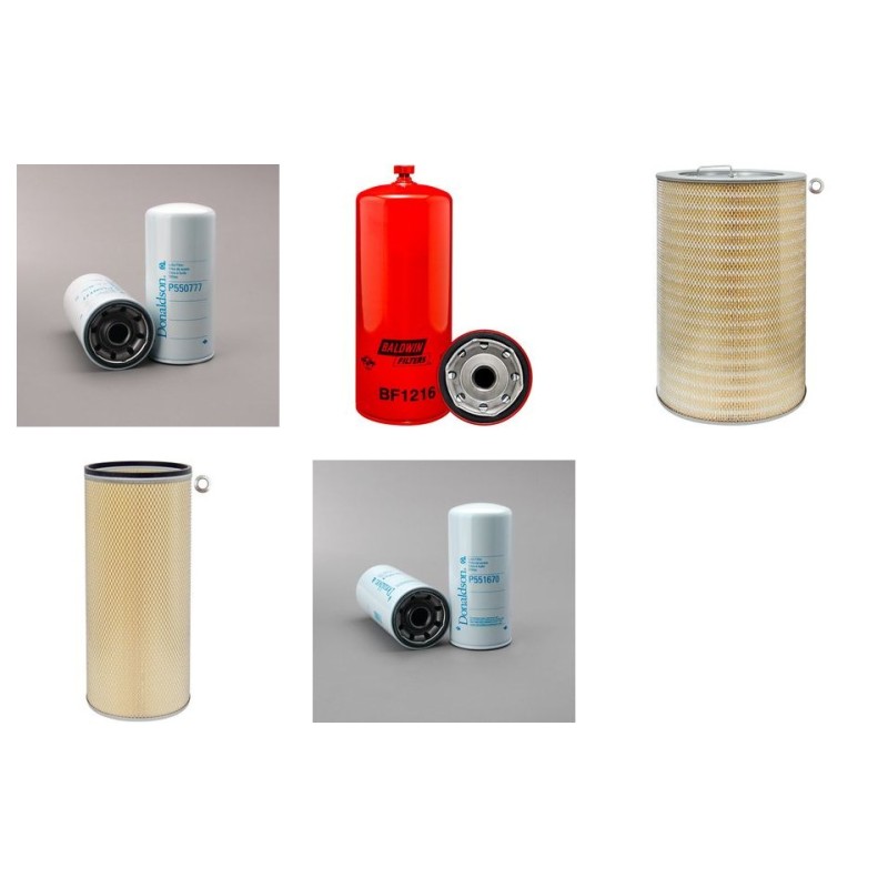 Filter Kit For Hitachi EX 3500 Filter Service Kit with Cummins KT38C Engine