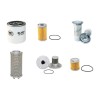 HITACHI EX 40 Filter Service Kit w/Kubota V2203 Eng.