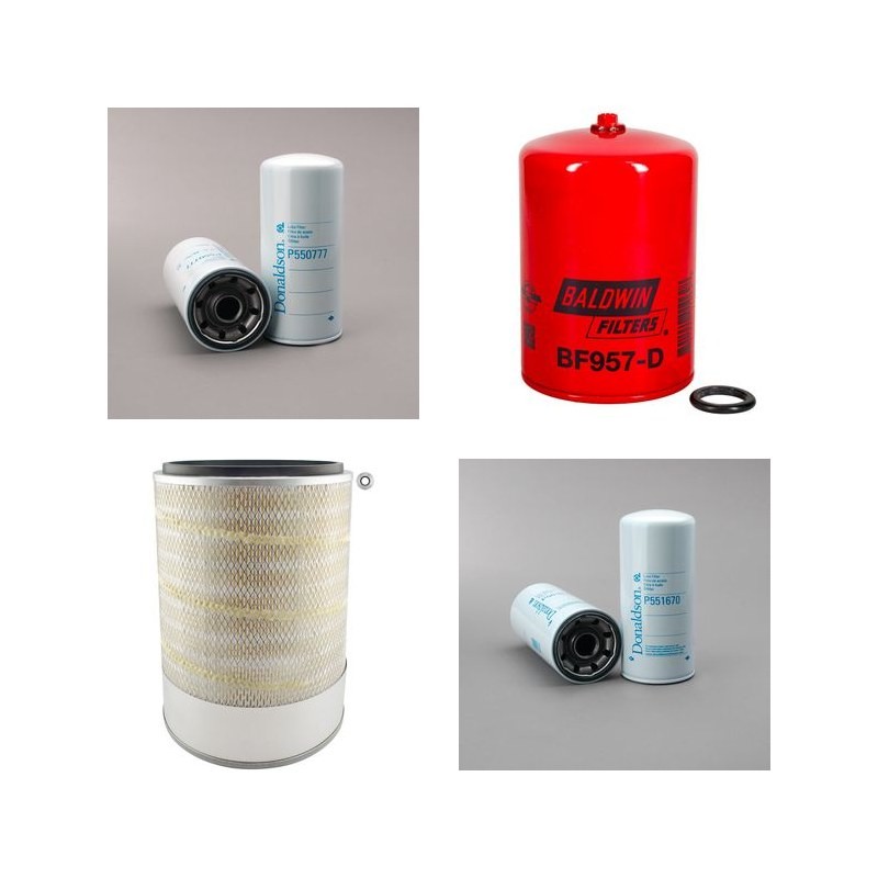 Filter Kit For Hitachi KH 150 Filter Service Kit Air Oil Fuel Filters with Cummins Engine