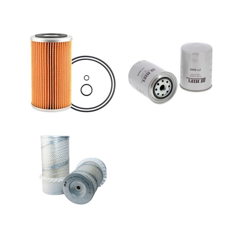 HITACHI UH 62 Filter Service Kit Air Oil Fuel Filters w/ISUZU  Eng.