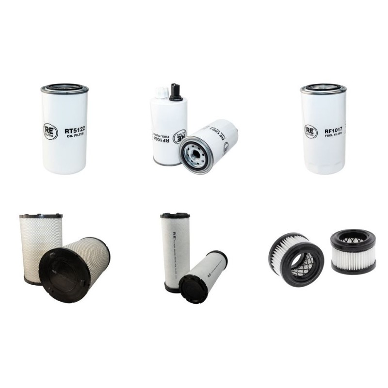 Filter Kit For Hitachi ZW 140 Filter Service Kit with Cummins Engine  Year 2010-