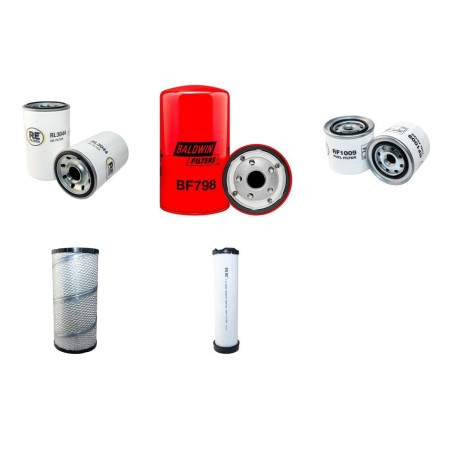 HITACHI ZX 130 LC Filter Service Kit Air Oil Fuel Filters w/ISUZU CC-4BG1TC Eng. SN  060138- YR  2005-