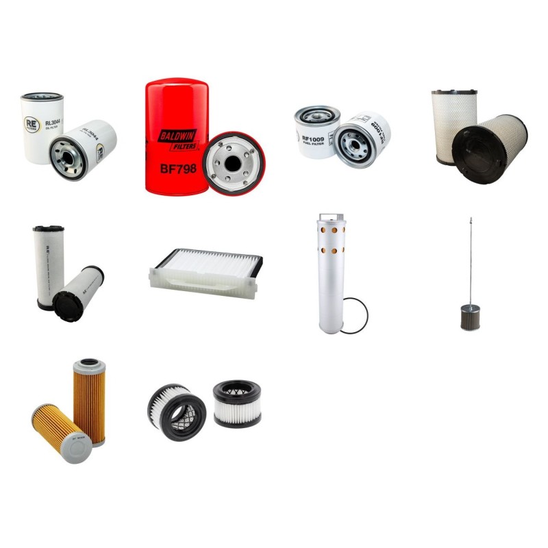 Filter Kit For Hitachi ZX 130 W Zaxis Filter Service Kit with Isuzu 4Bg1Xabfa Engine 2003-