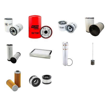 Filter Kit For Hitachi ZX 130 W Zaxis Filter Service Kit with Isuzu 4Bg1Xabfa Engine 2003-