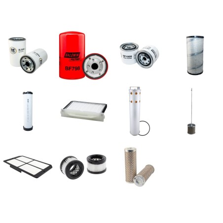 HITACHI ZX 160 LC Filter Service Kit w/ISUZU  Eng.   YR  2005-
